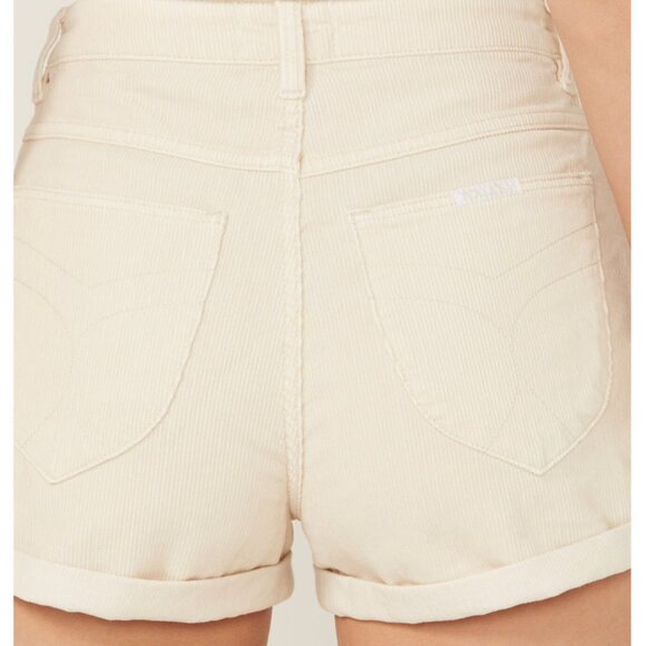 ROLLA'S High Rise Corduroy Dusters Slim Shorts - Sand Cream - Picture 3 of 7